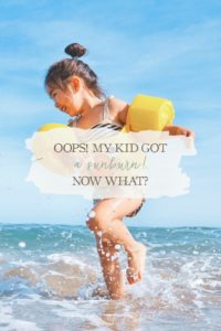 Oops! My Kid Got A Sunburn! Now What? | Growing Up Herbal | Sunburns sometimes happen. Here's how to manage sunburned skin naturally to promote a quick and healthy recovery.