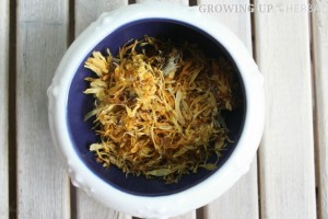 Learning Herbs: June Herb Challenge – Week 3 | GrowingUpHerbal.com | Calendula Essential Oil, Infusions, & Poultices