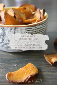 Ten Real Food Snacks For Kids That Are Easy To Make And Have On Hand When You Need Them | Growing Up Herbal
