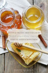 Myths & Truths About Sugar In Herbal Preparations Causing Immune System Depression | Growing Up Herbal | Today I'm exploring if using sugar in herbal preparations really depresses the immune system.