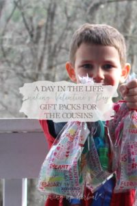 A Day In The Life: Making Valentine's Day Gift Packs For The Cousins | Growing Up Herbal | Today, I'm sharing how my boys make Valentine's Day gift packs for their cousins. Get a glimpse into our life!
