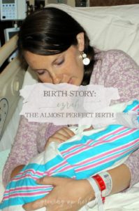 Birth Story: Ezrah - The Almost Perfect Birth | Growing Up Herbal | I'm sharing my birth story for my four child, Ezrah, including tough decisions, lessons learned, and happy memories!