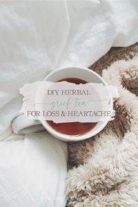 DIY Herbal Grief Tea For Loss & Heartache | Growing Up Herbal | Here's a recipe for a DIY herbal grief tea to support you or a loved one through loss and heartache.