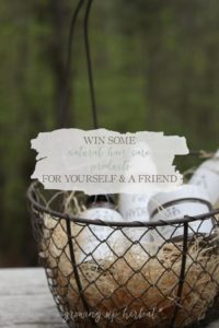 Mother's Day Giveaway: Win Some Natural Hair Care Products For Yourself & A Friend | Growing Up Herbal | Enter to win some natural hair care products from Lark & Owl on Etsy!