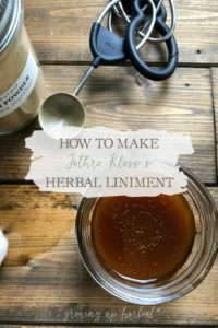 How To Make Jethro Kloss’s Herbal Liniment | Growing Up Herbal | Here’s a recipe for an external herbal disinfecting solution to include in your natural medicine cabinet!