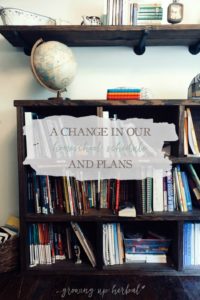 A Change in Our Homeschool Schedule & Plans | Growing Up Herbal | I’m changing up our homeschool schedule to follow along with the natural rhythms of the season, and I’m sharing all the details in this post!