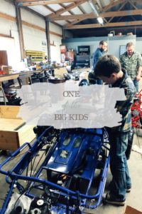 One of the Big Kids | Growing Up Herbal | Judah has joined the ranks of one of the "big kids" on Dean's side of the family when he recently helped his older cousins build some go-karts from scratch.