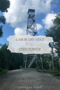 Labor Day Hike to the Fire Tower | Growing Up Herbal | Enjoy views of the Appalachian Mountains of East Tennessee in these photos from our Labor Day hike to the fire tower.